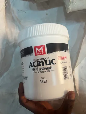 1.2ltrs white acrylic