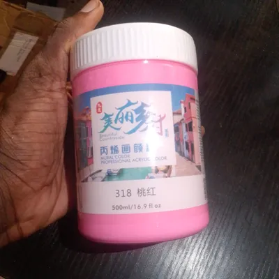 500ml acrylic pink